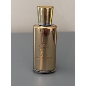 Prince Matchabelli Glass Gold Tone Metal CROWN Perfume Bottle Wind Song 1940’s